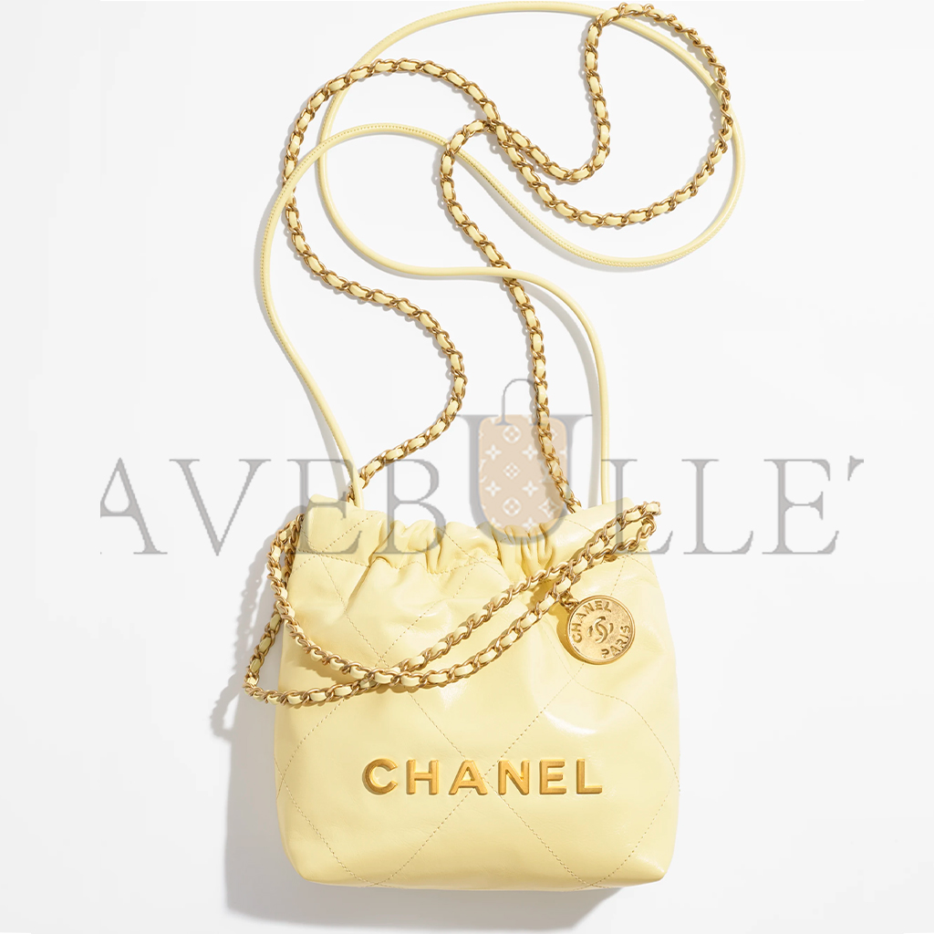 CHANEL 22 MASTER MINI HANDBAG AS3980 B08037 NN289 (20*19*6cm)